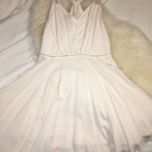 Silence and noise pretty white summer dress